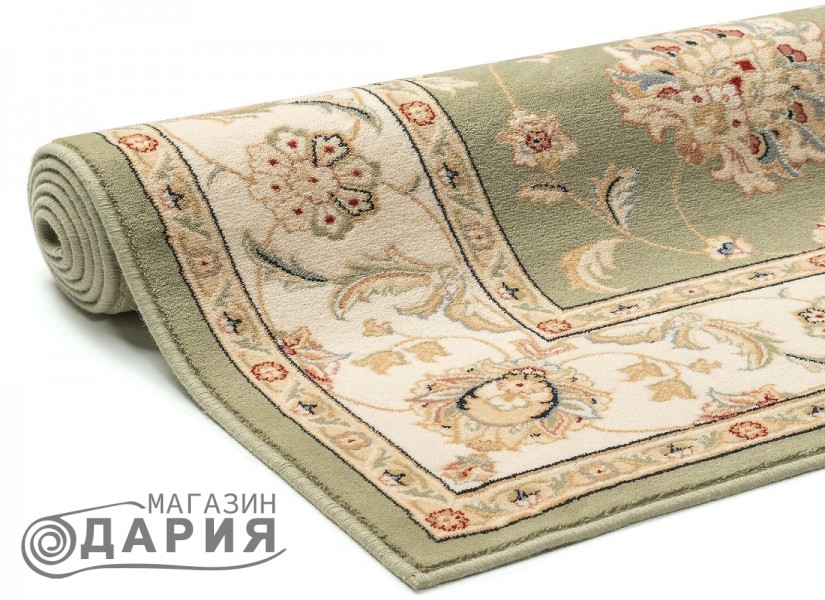 Тъкан вълнен килим Monarch 7338-1088 green