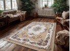 Тъкан вълнен килим Monarch 1000 beige