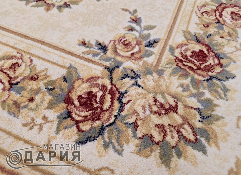 Тъкан вълнен килим Monarch 1000 cream