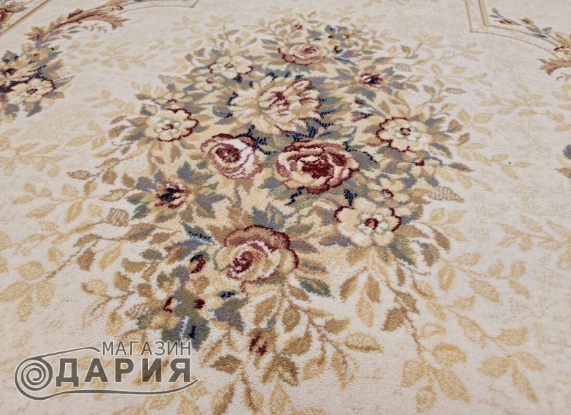 Тъкан вълнен килим Monarch 1000 cream