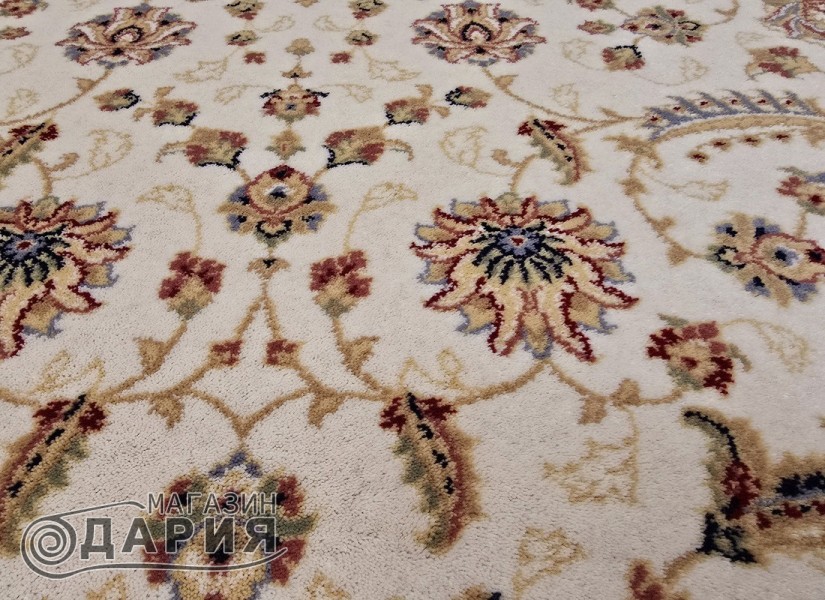 Тъкан вълнен килим Monarch 1001 cream