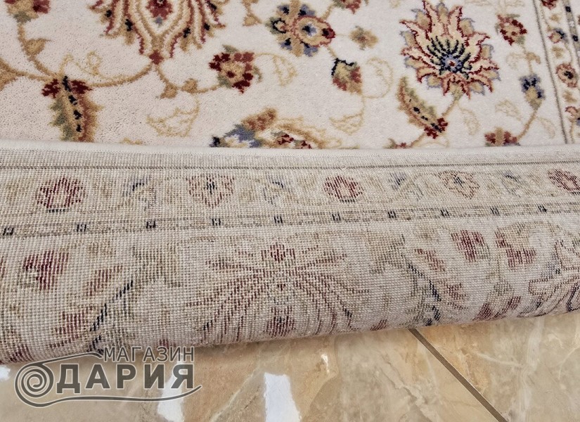 Тъкан вълнен килим Monarch 1001 cream