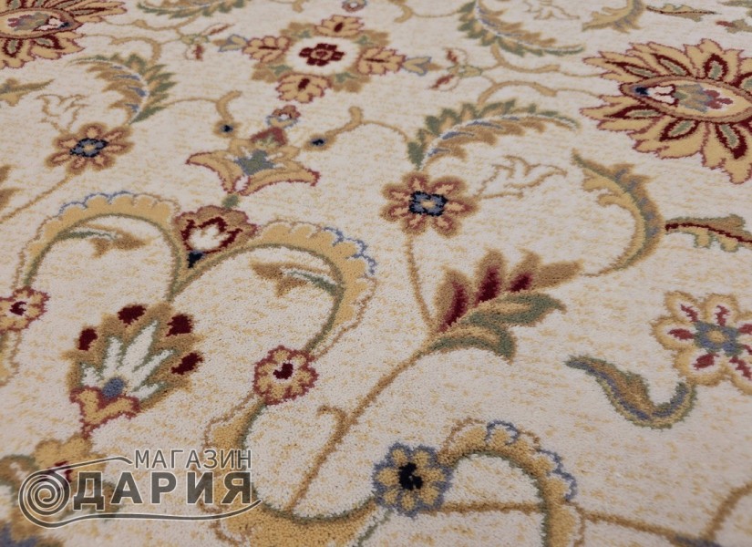 Тъкан вълнен килим Monarch 1002 cream