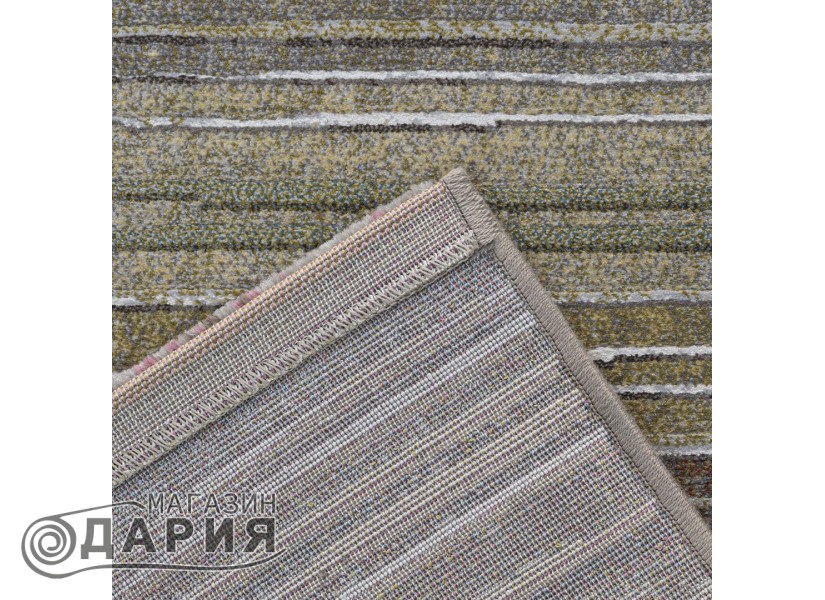 Тъкан килим ARGENTUM райе зелено