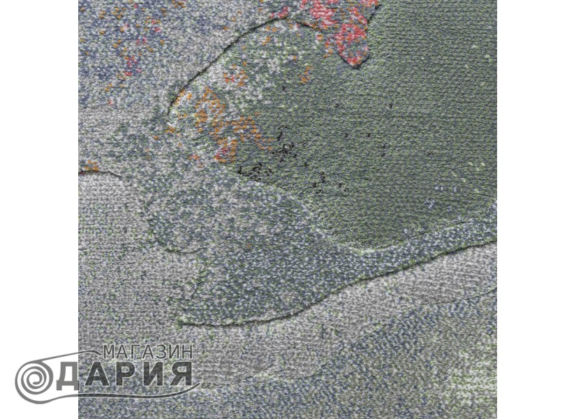 Тъкан килим ARGENTUM галактика зелено розово