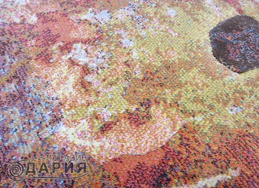 Тъкан килим ARGENTUM абстракт ръжда