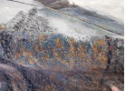 Тъкан килим ARGENTUM акварел синьо