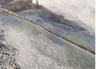 Тъкан килим ARGENTUM акварел синьо