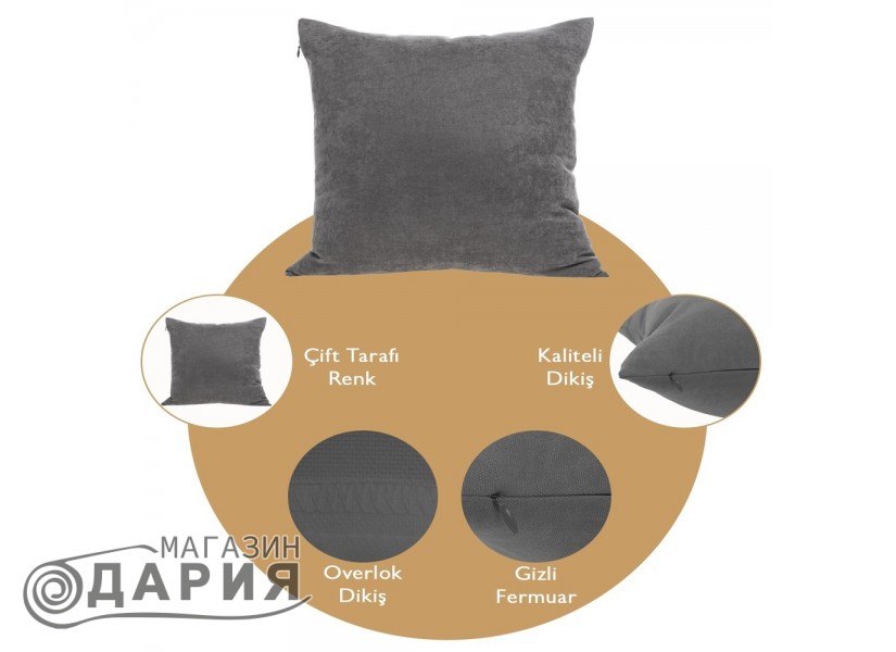 Декоративна възглавница Panoroma 340 grey 45х45см