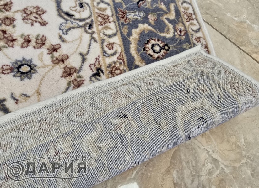 Тъкан вълнен килим Monarch 7549-1043 blue