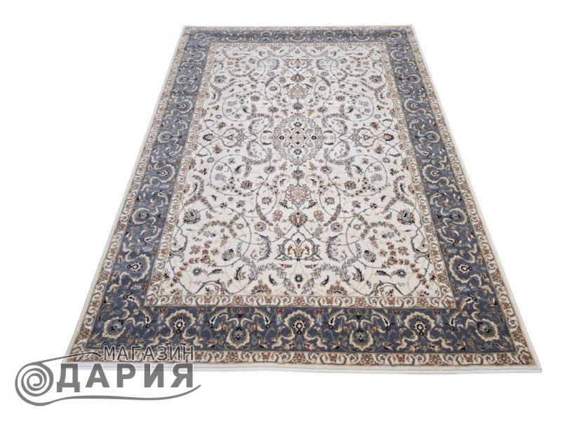 Тъкан вълнен килим Monarch 7549-1043 blue