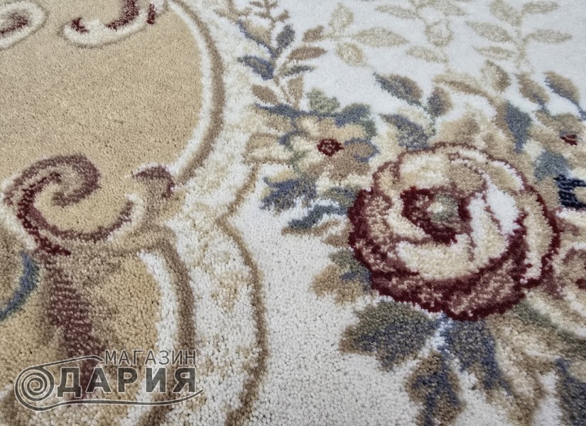 Тъкан вълнен килим Monarch 1000 beige