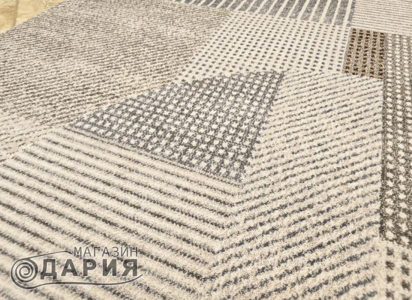 Тъкан вълнен килим Premiera 1186-1655 beige/grey
