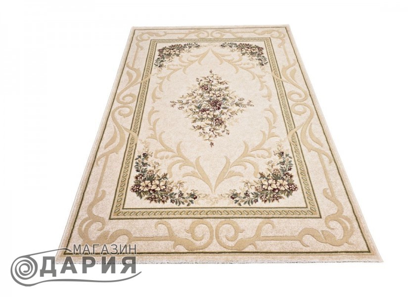 Тъкан вълнен килим Premium 2618-51033 cream