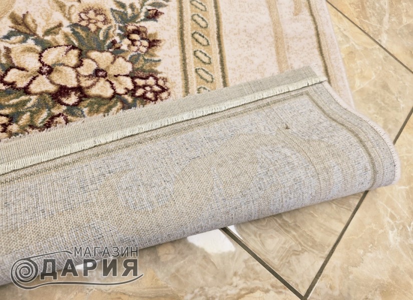Тъкан вълнен килим Premium 2618-51033 cream