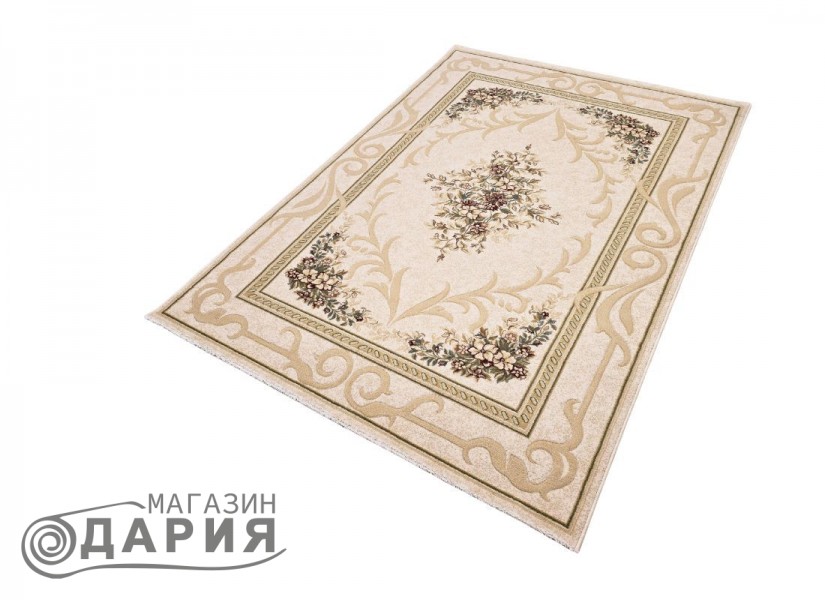 Тъкан вълнен килим Premium 2618-51033 cream