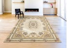 Тъкан вълнен килим Premium 6504-1055 beige