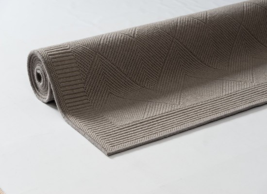 Тъкан вълнен килим Lana 7636-684 grey