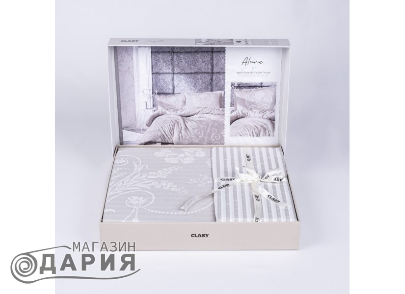 Спално бельо ранфорс Alone grey