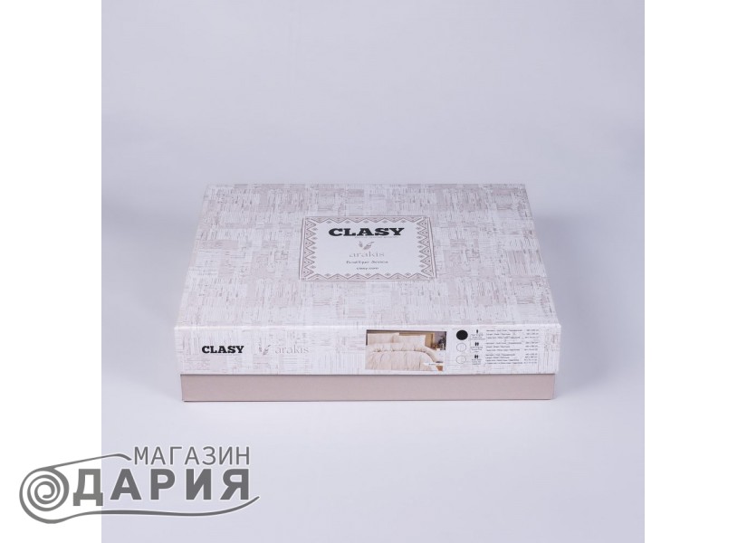 Бутиково спално бельо ранфорс Arakis ecru V5