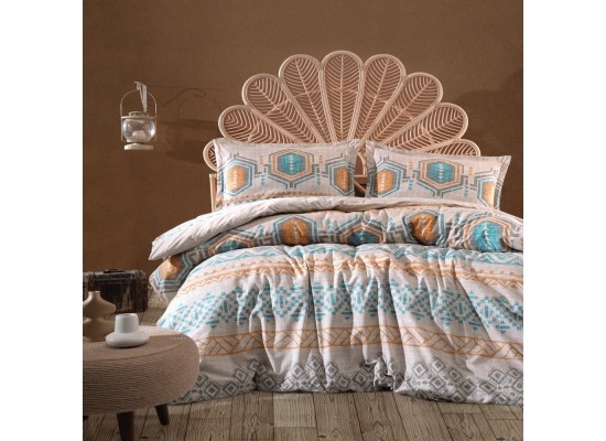 Спално бельо ранфорс Arnetti beige