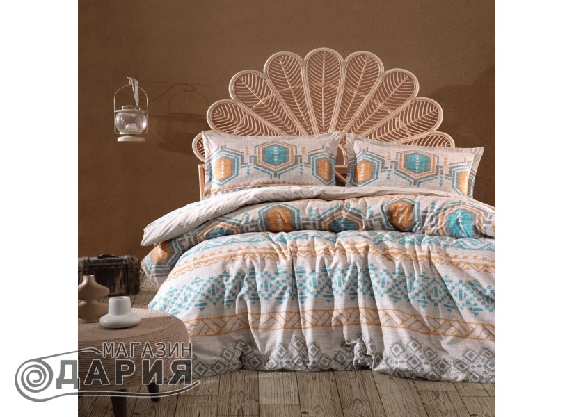 Спално бельо ранфорс Arnetti beige