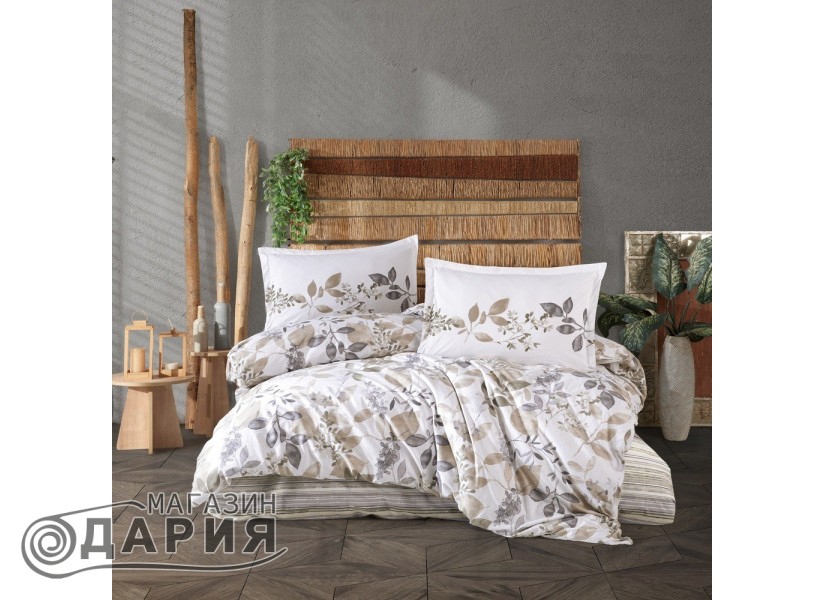 Спално бельо ранфорс Azura beige