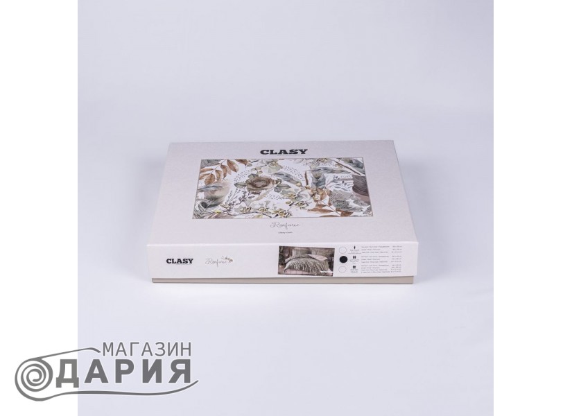Спално бельо ранфорс Capela green