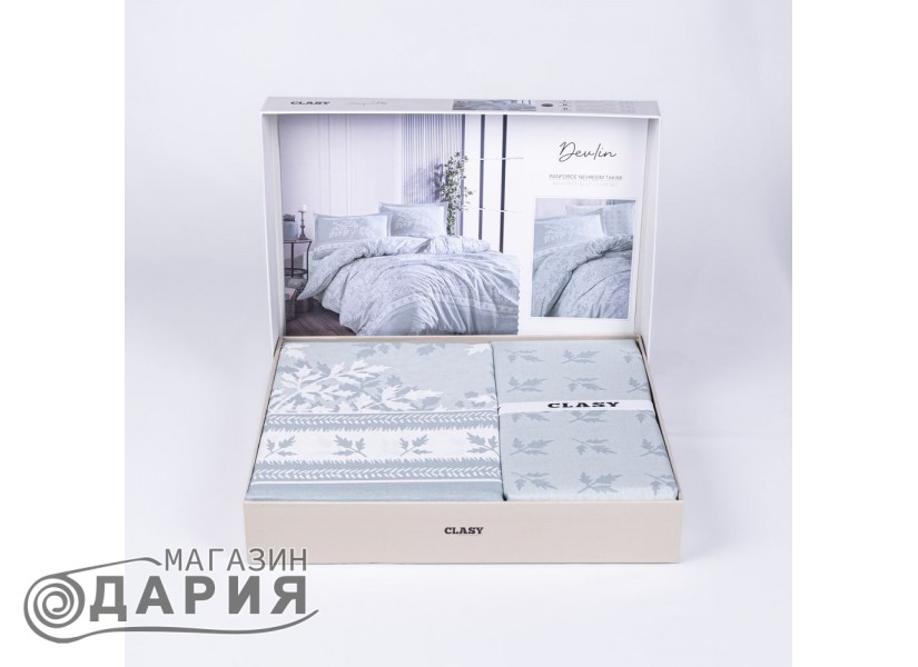 Спално бельо ранфорс Devlin mint