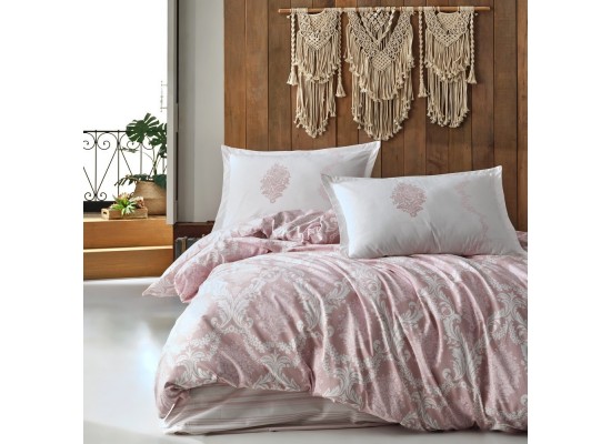 Спално бельо ранфорс Fiorita pink