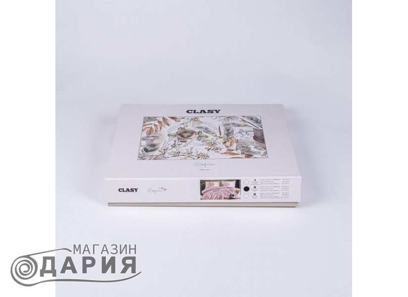 Спално бельо ранфорс Luga pink