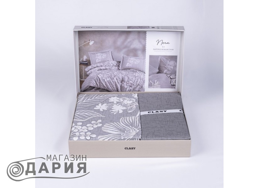 Спално бельо ранфорс Nera lilac