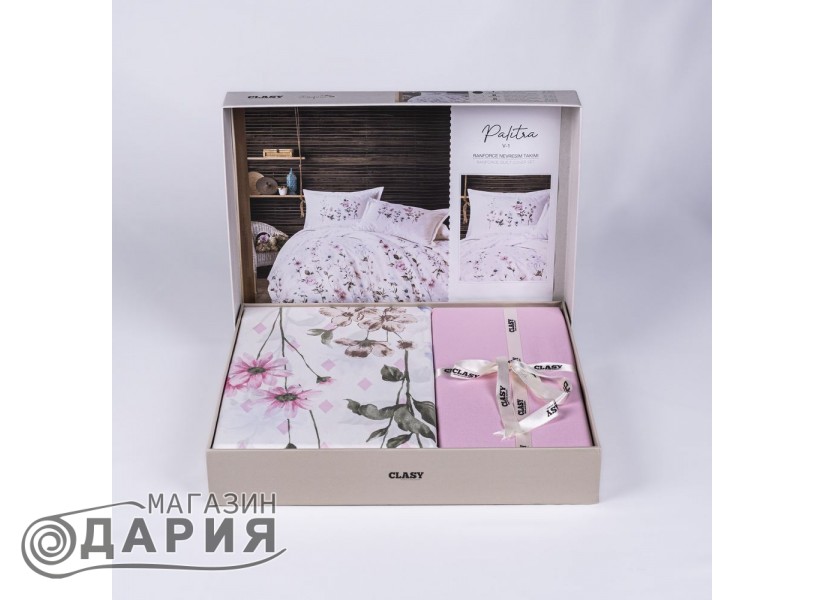 Спално бельо ранфорс Palitra powder