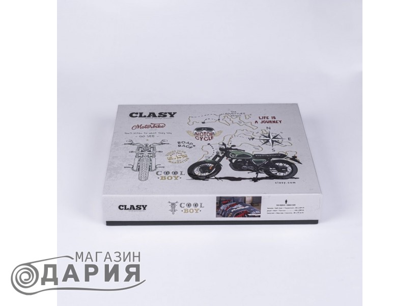 Спално бельо ранфорс Racing team blue