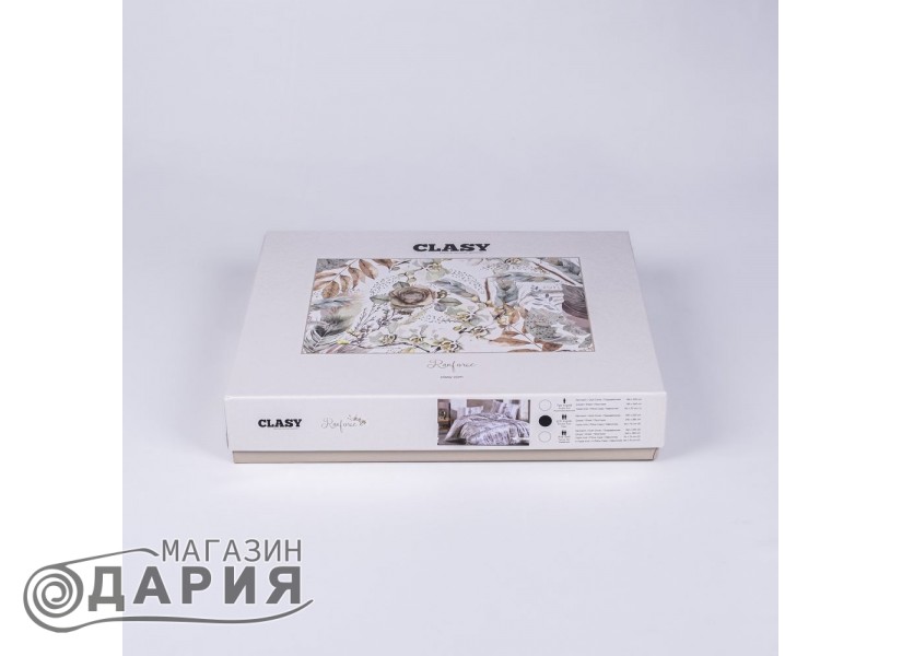 Спално бельо ранфорс Simle grey