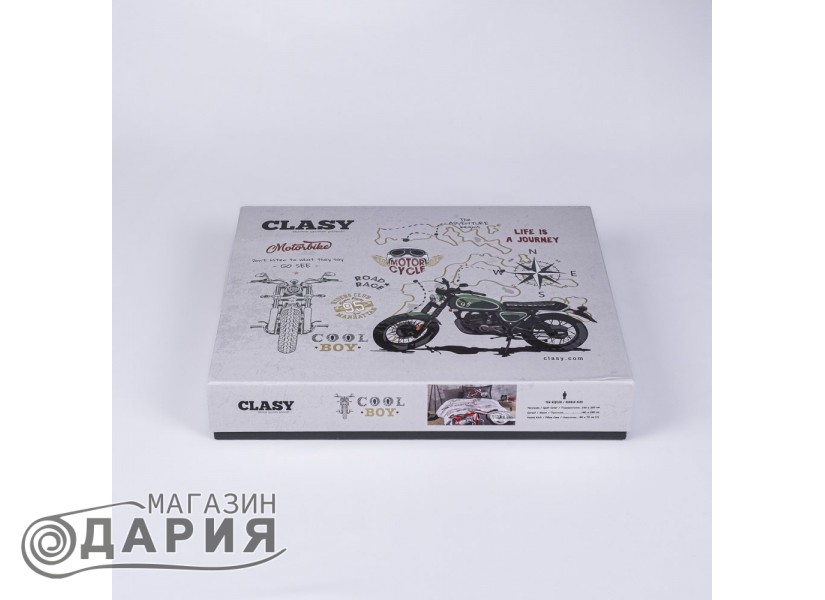 Спално бельо ранфорс Street king grey