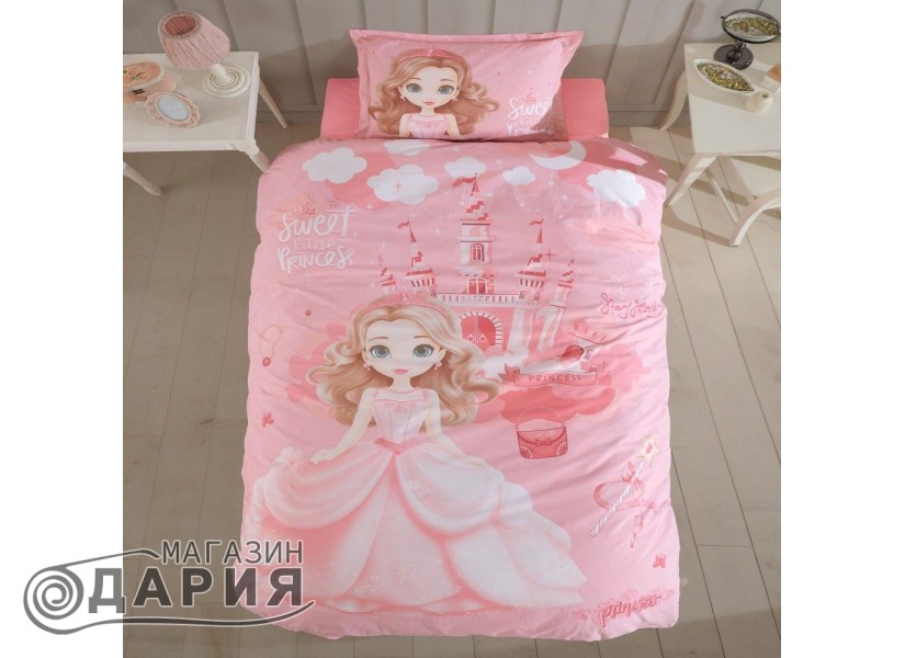 Спално бельо ранфорс Sweet princess powder 