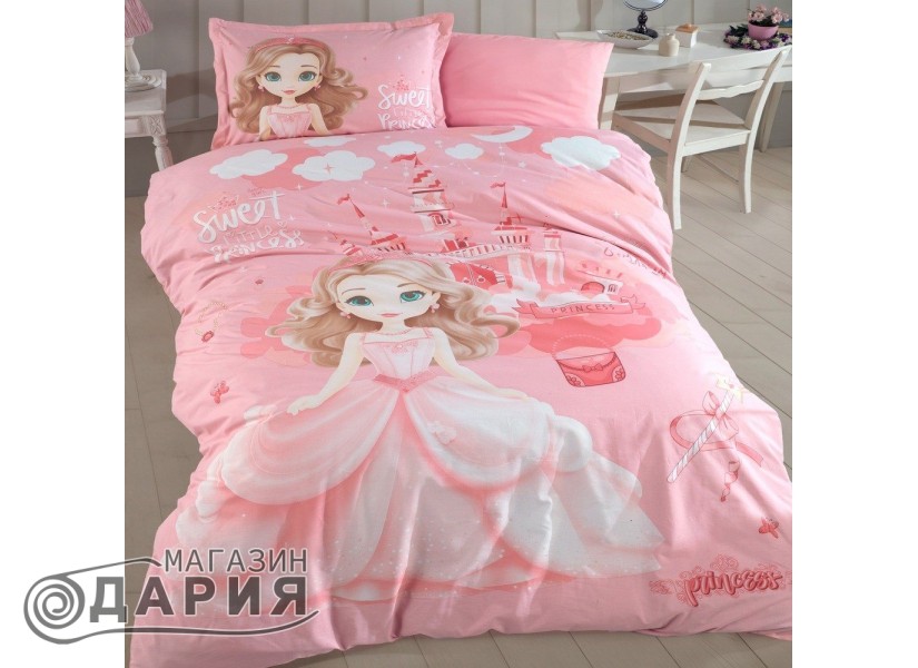 Спално бельо ранфорс Sweet princess powder 