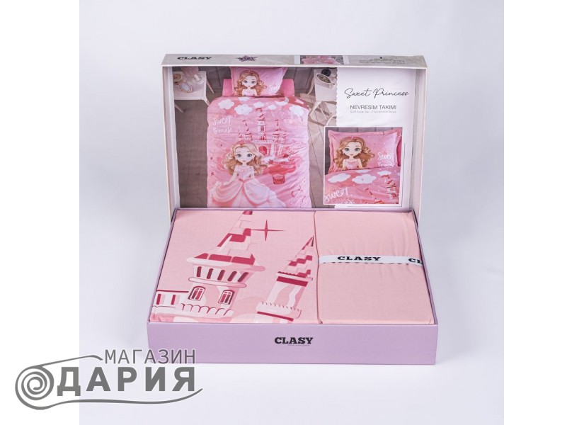 Спално бельо ранфорс Sweet princess powder 