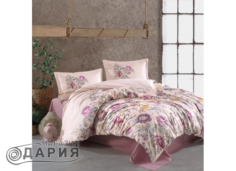 Спално бельо ранфорс Mirante pink