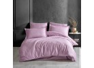 Спално бельо сатен Stripe lilac