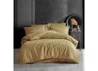 Спално бельо сатен Stripe mustard/hardal
