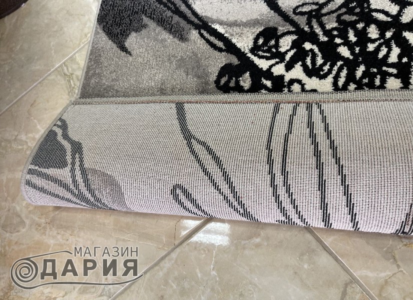 Тъкан килим INFINITY 21132041-6595 СИВО ГРАДИНА