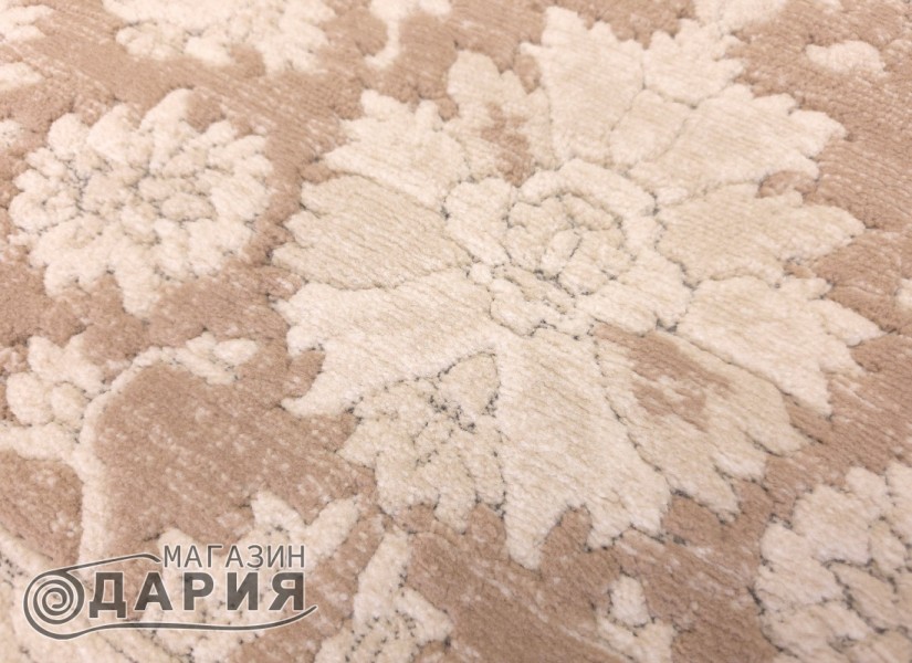 Тъкан килим KAVITA 702 l.brown/cream