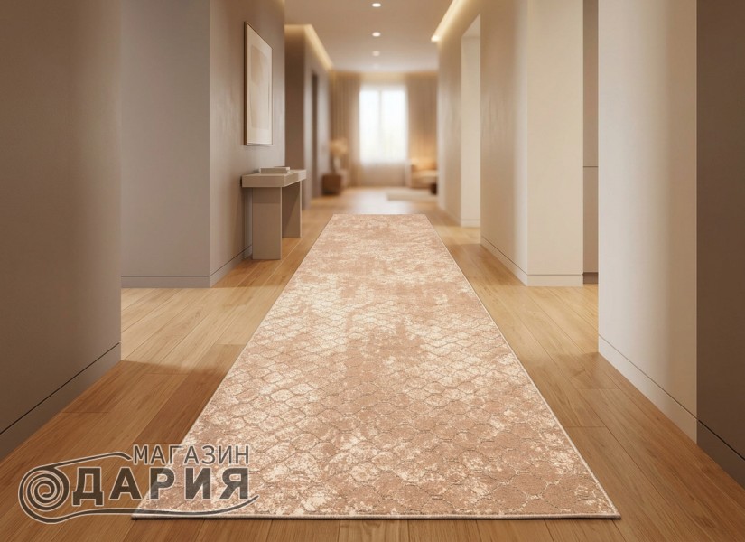 Тъкана пътека KAVITA 722 l.brown/beige