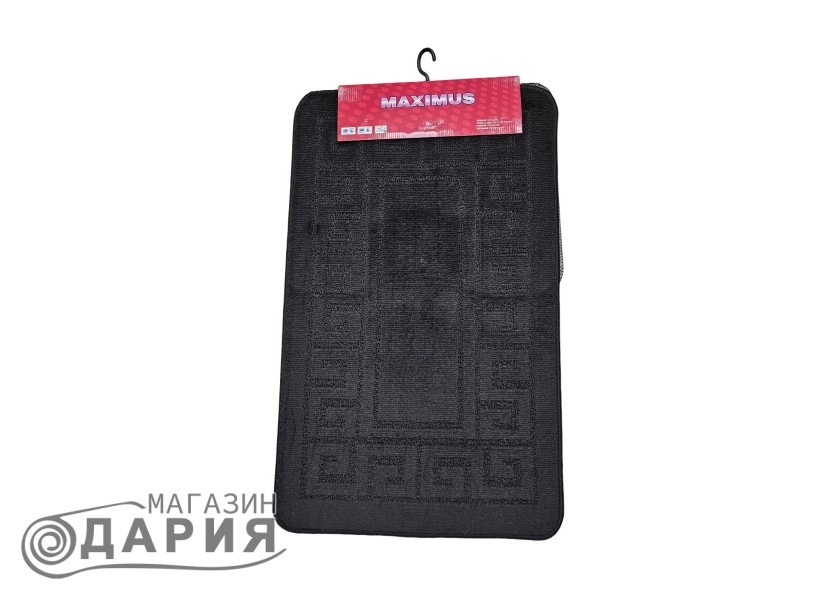 Комплект от 2 постелки за баня ETHNIC 2513 BLACK