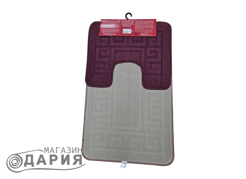 Комплект от 2 постелки за баня Ethnic-2576-aubergine