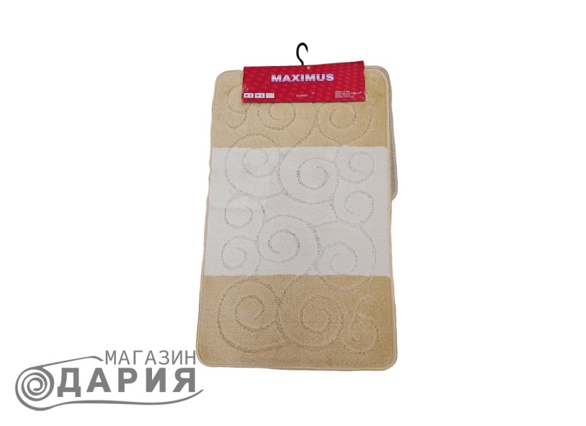 Комплект от 2 постелки за баня SILE 2540 BEIGE