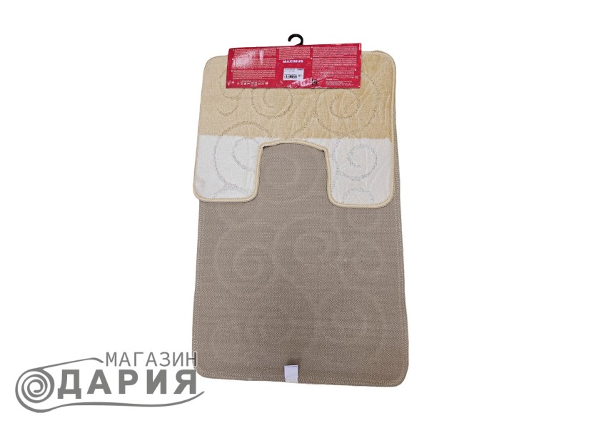Комплект от 2 постелки за баня SILE 2540 BEIGE