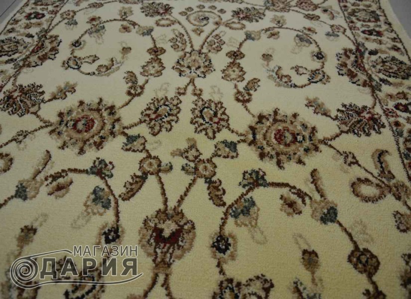 Тъкана персийска пътека Blue stones 2723_CREAM